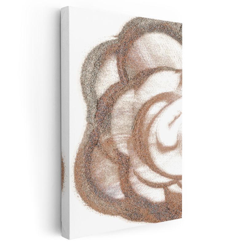 Mineral Dalgalar - Doğal Dokulu Soyut Kompozisyon Kanvas Tablo