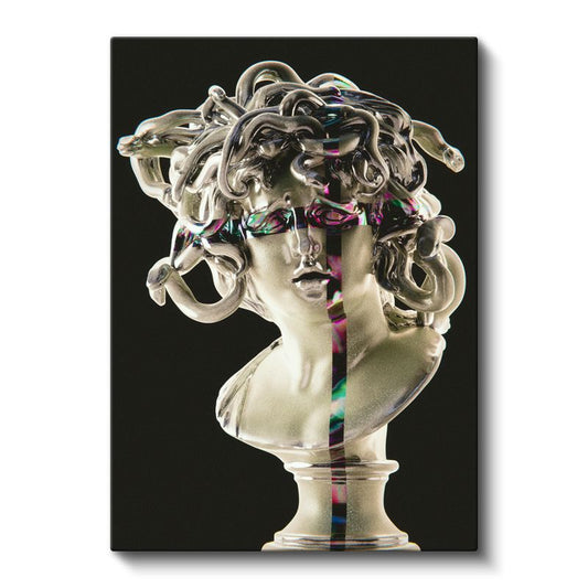 Modern Medusa - Klasik Heykel Reinterpretasyon Kanvas Tablo