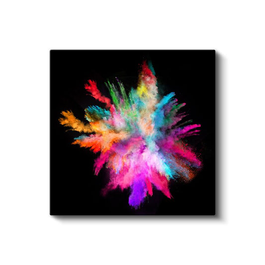 Renk Patlaması - Kozmik Enerji Soyut Kompozisyon Kanvas Tablo