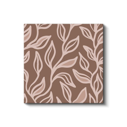 Zarif Yapraklar - Minimalist Botanik Çizimler Kanvas Tablo