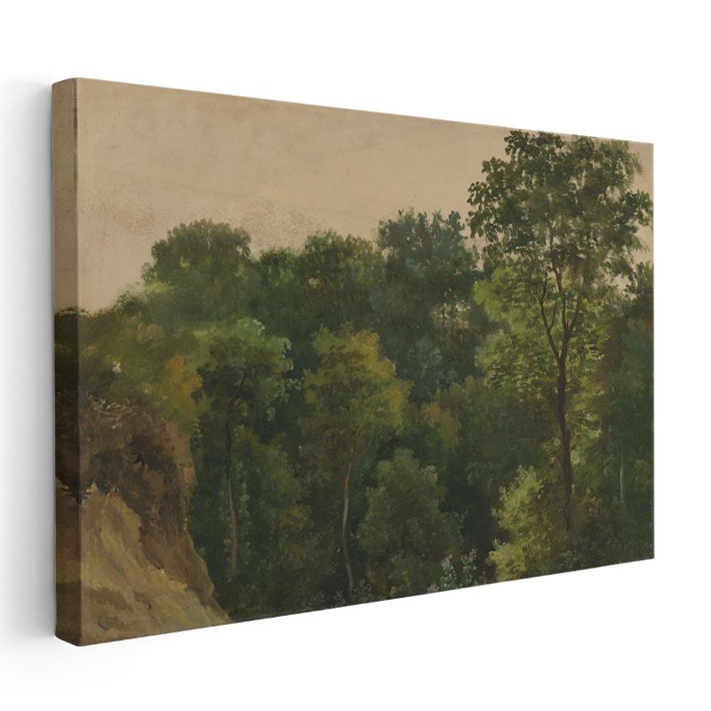 Yeşilin Soyutlaması - Doğanın Geometrik Yorumu Kanvas Tablo