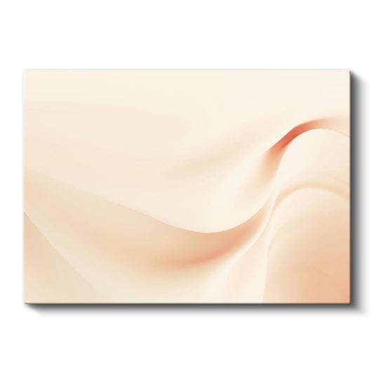 Minimalist Dalgalar - Yumuşak Tonlarda Soyut Akış Kanvas Tablo