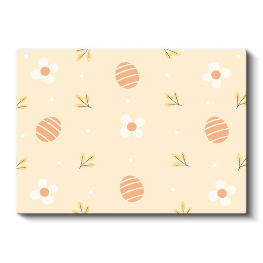 Minimalist Çiçekler - Pastel Bahar Desenleri Kanvas Tablo