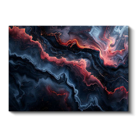 Kozmik Akış - Nebula Desenleri Kanvas Tablo