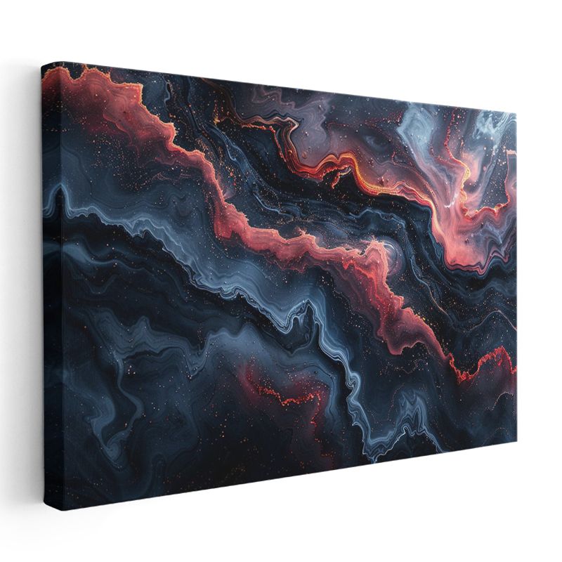Kozmik Akış - Nebula Desenleri Kanvas Tablo