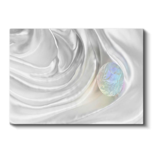 Opal Küre - İpeksi Dalgalar Kanvas Tablo