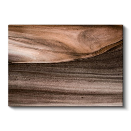 Toprak Tonları - Organik Akışkan Doku Kanvas Tablo