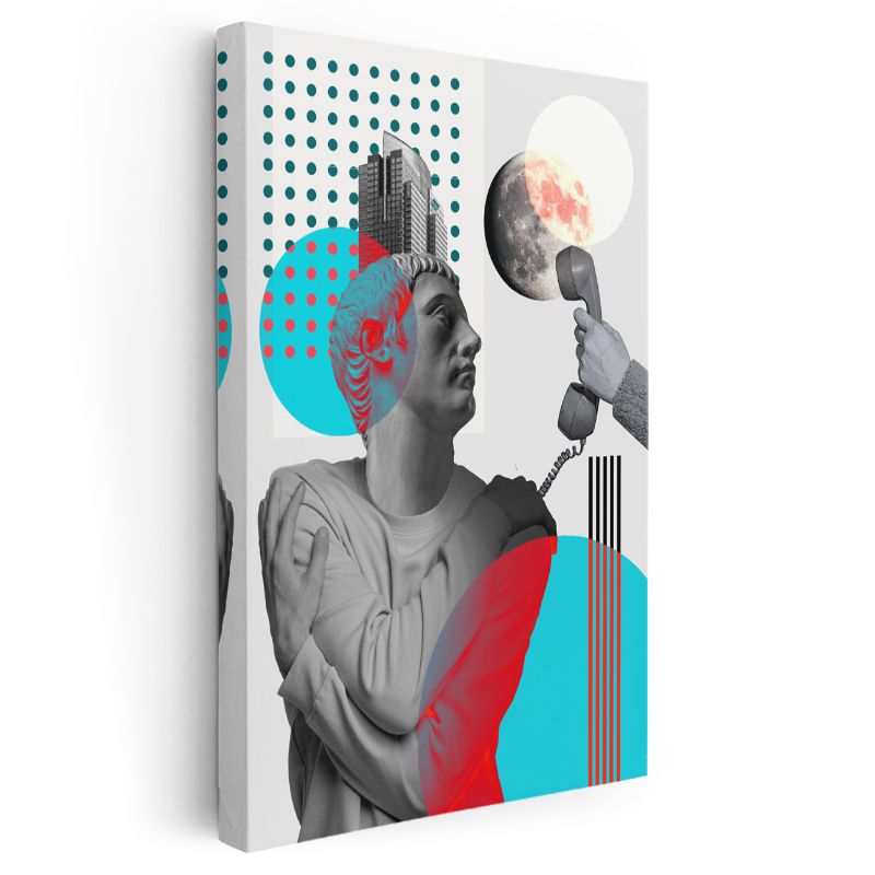 Kozmik İletişim - Evrenle Bağlantı Kanvas Tablo