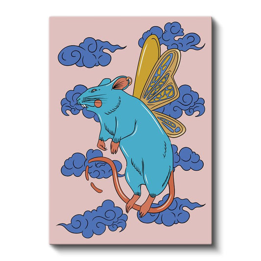 Bulut Faresi - Gökyüzünün Kanatlı Bekçisi Kanvas Tablo