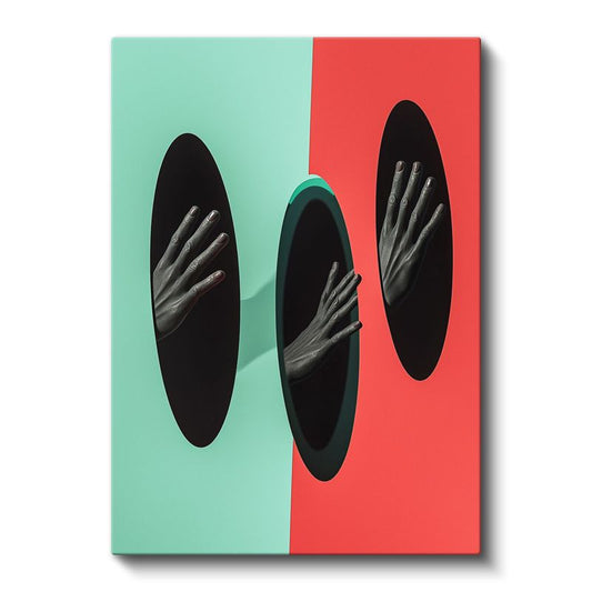 Boyutlar Arası - Karanlık Geçitlerden Uzanan Eller Kanvas Tablo