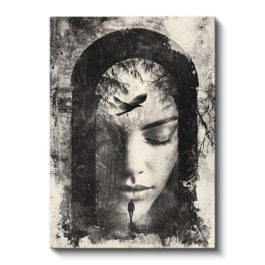 Ruh Kapısı - İçsel Yolculuğun Başlangıcı Kanvas Tablo