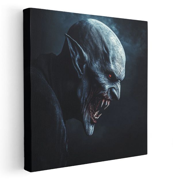 Karanlığın Yüzü - Gece Kabuslarının Tezahürü Kanvas Tablo