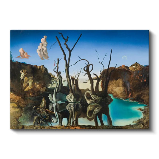 Kurumuş Zamanlar - Gerçeküstü Vahalar Kanvas Tablo