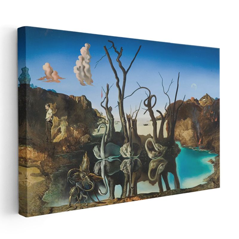 Kurumuş Zamanlar - Gerçeküstü Vahalar Kanvas Tablo