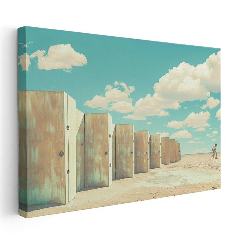 Çöl Kapıları - Sonsuzluğa Açılan Geçitler Kanvas Tablo