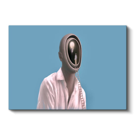 Zihin Kapısı - İçsel Aydınlanma Yolculuğu Kanvas Tablo