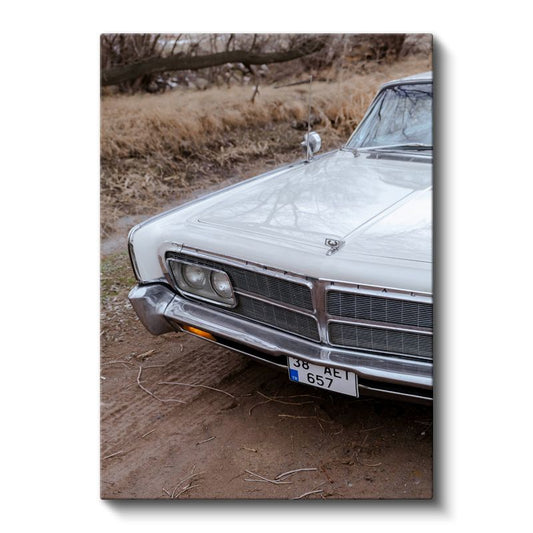 Chrysler Imperial - Klasik Amerikan Otomobili Ön Görünüm Kanvas Tablo