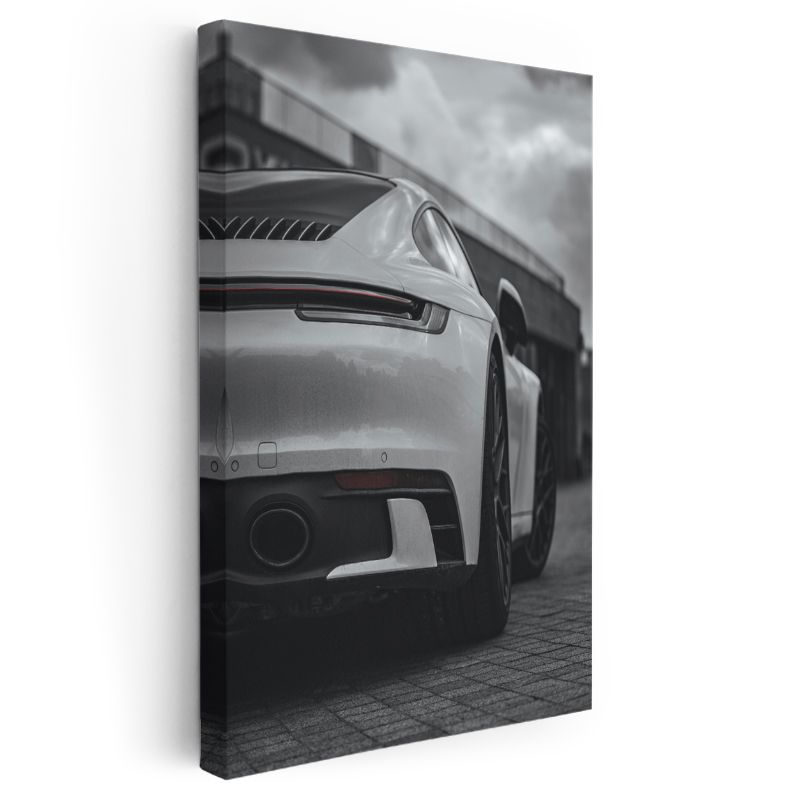 Porsche 911 - Arka Görünüm Spor Otomobil Kanvas Tablo