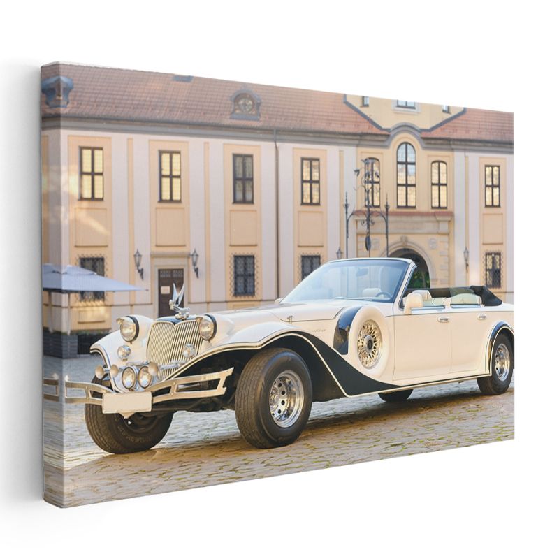 Klasik Excalibur - Beyaz Üstü Açılabilir Lüks Kanvas Tablo