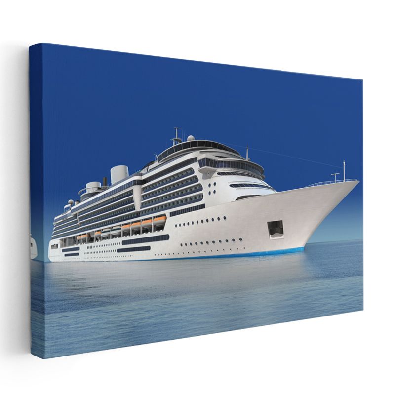 Lüks Yolcu Gemisi - Denizlerin Görkemli Devi Kanvas Tablo