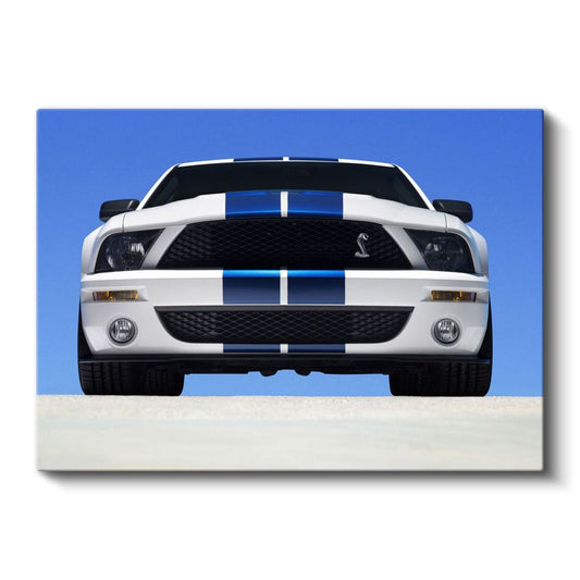 Ford Mustang Shelby GT500 - Efsanevi Ön Görünüm Kanvas Tablo