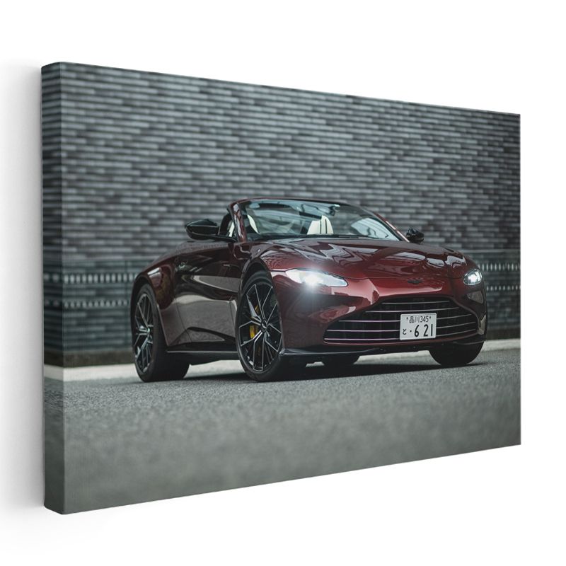 Aston Martin Vantage - İngiliz Lüks Spor Otomobil Kanvas Tablo