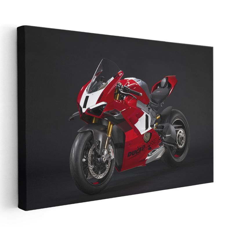 Ducati Panigale V4 - İtalyan Süper Spor Motosikleti Kanvas Tablo
