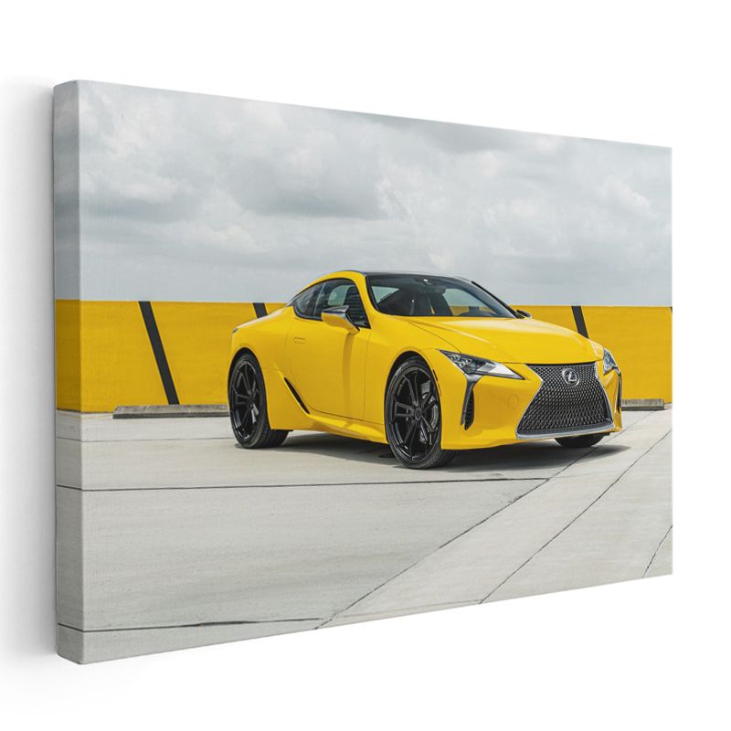 Lexus LC500 - Japon Lüks Spor Coupe Kanvas Tablo