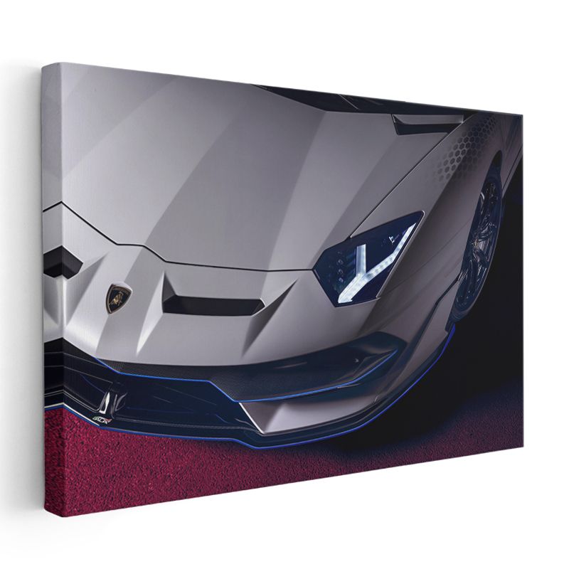 Lamborghini Aventador - Ön Tasarım Detayları Kanvas Tablo
