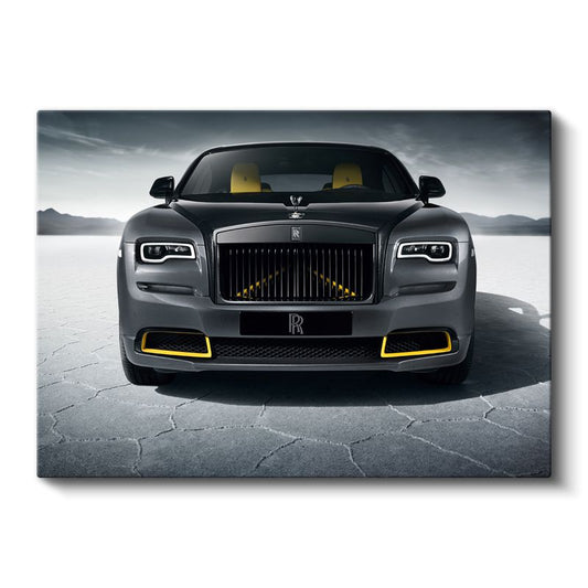 Rolls-Royce Wraith - Tuz Gölü Manzaralı Lüks Sedan Kanvas Tablo