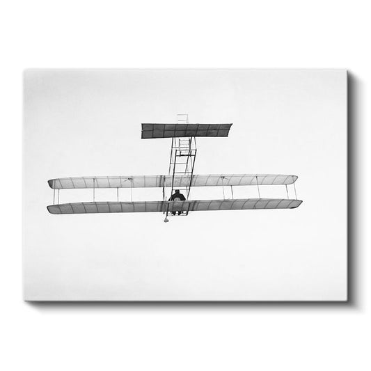 Çift Kanatlı Uçak - Erken Dönem Havacılık Tasarımı Kanvas Tablo