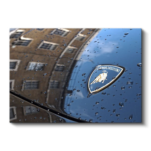 Lamborghini Amblem - İtalyan Süper Otomobil Logosu Kanvas Tablo