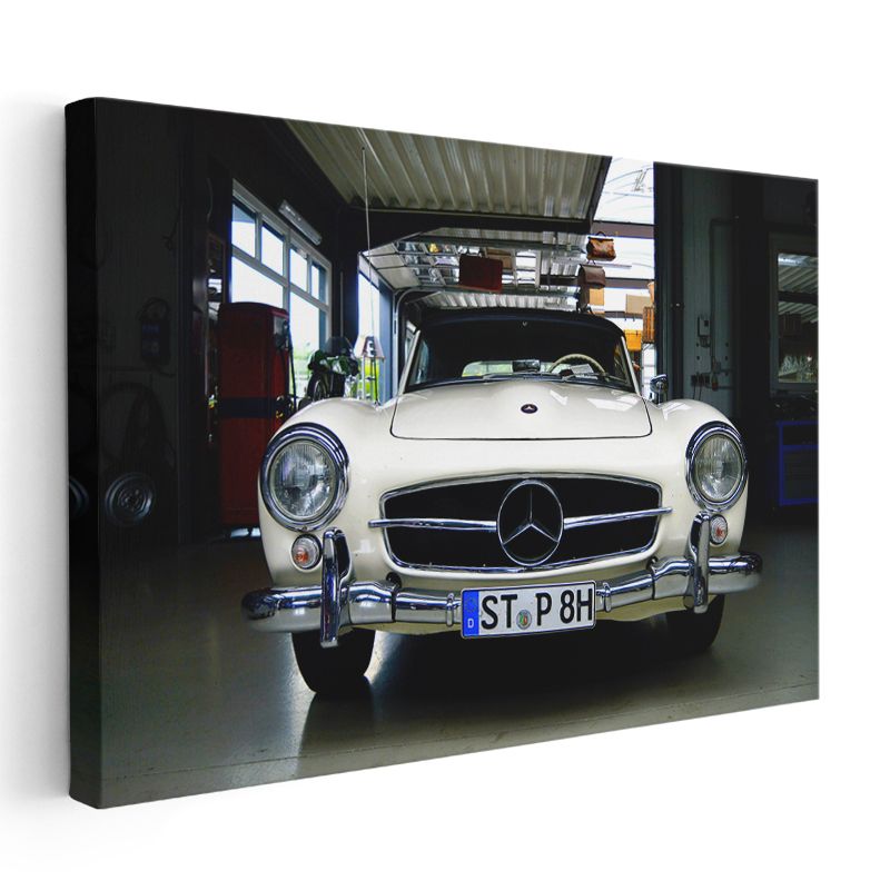 Mercedes Klasik - Zarif Alman Mühendisliği Kanvas Tablo