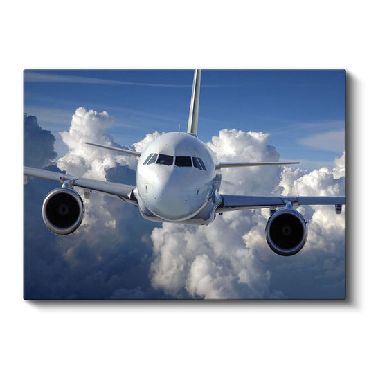 Yolcu Uçağı - Gökyüzünün Zarif Hakimi Kanvas Tablo