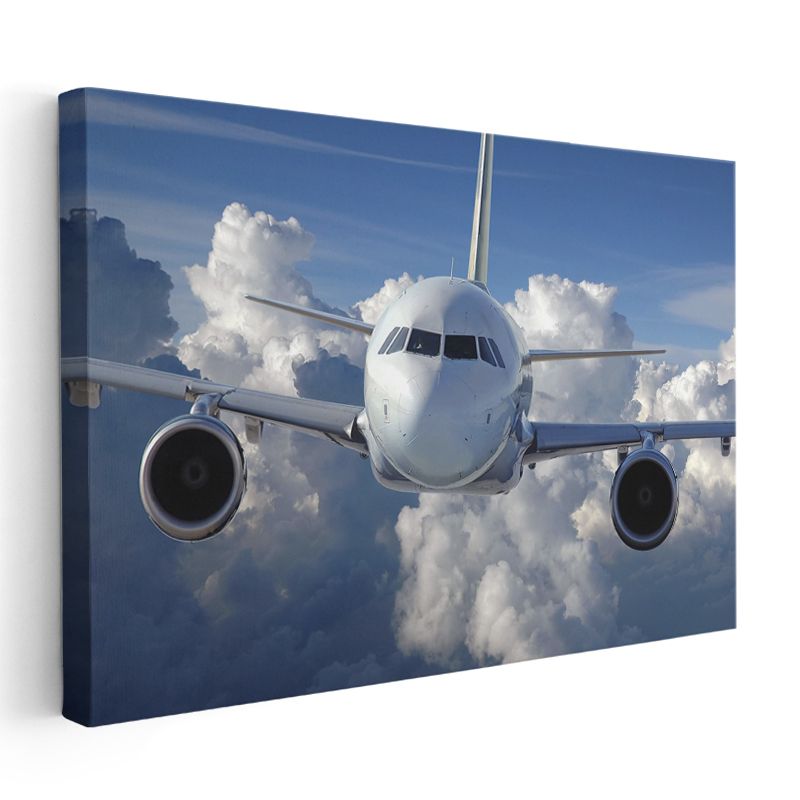 Yolcu Uçağı - Gökyüzünün Zarif Hakimi Kanvas Tablo