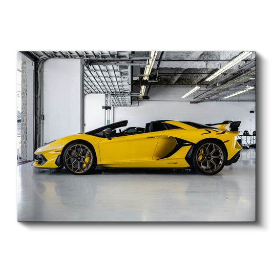 Lamborghini Aventador SVJ Roadster - İtalyan Süper Spor Otomobili Kanvas Tablo