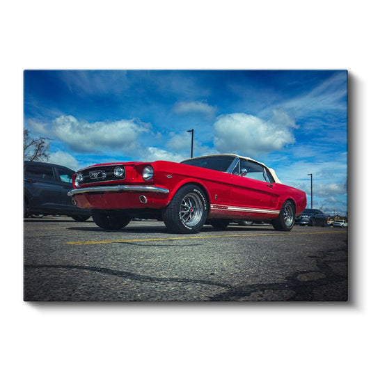 Ford Mustang - Klasik Amerikan Muscle Car Kanvas Tablo