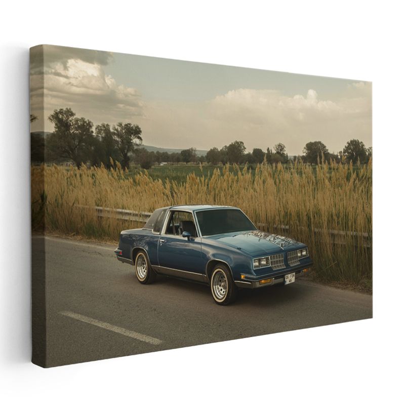Oldsmobile Cutlass Supreme - Klasik Amerikan Otomobili Kanvas Tablo