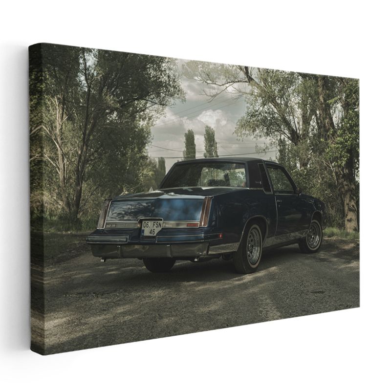 Oldsmobile Cutlass - Klasik Amerikan Coupe Kanvas Tablo