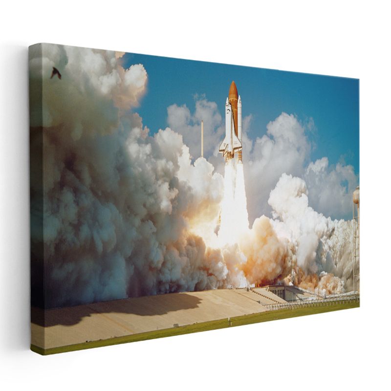 Uzay Gemisi - Fırlatma Anı Kanvas Tablo