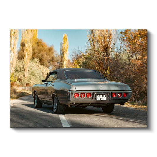 Chevrolet Impala Klasik - Amerikan Muscle Efsanesi Kanvas Tablo