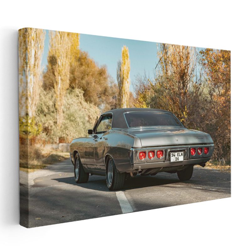 Chevrolet Impala Klasik - Amerikan Muscle Efsanesi Kanvas Tablo