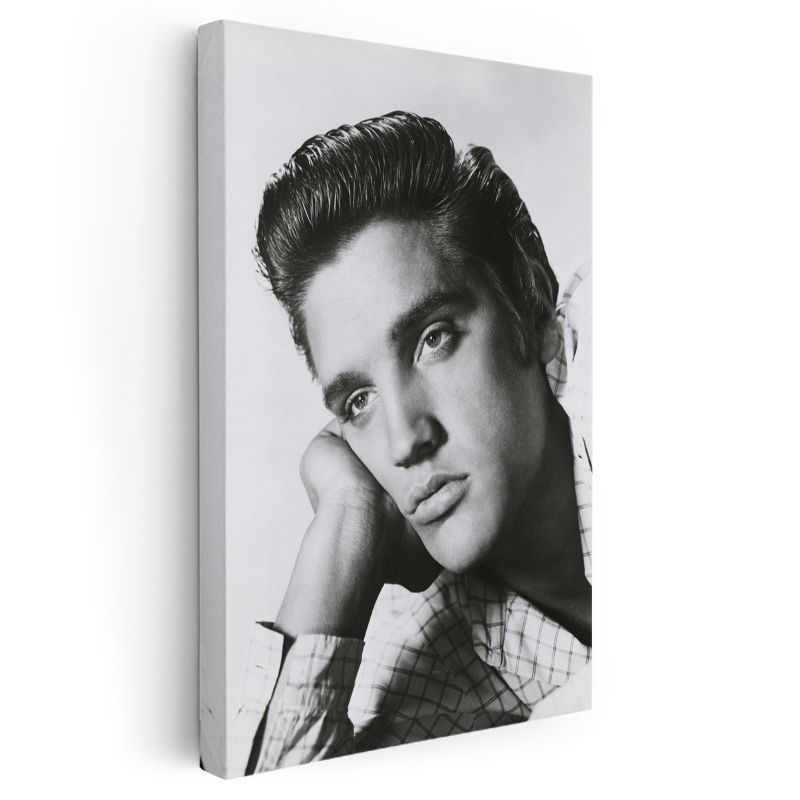 Elvis Presley - Rock'n Roll Efsanesi Kanvas Tablo