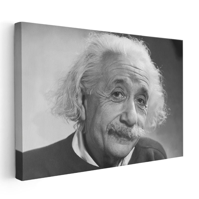Albert Einstein - Bilim Dünyasının Gülen Yüzü Kanvas Tablo