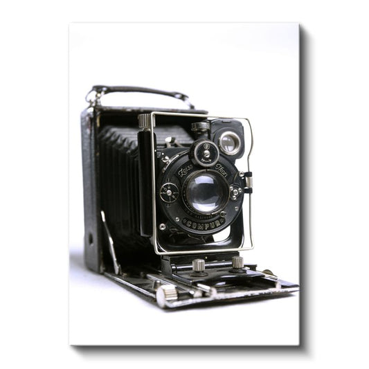 Körüklü Fotoğraf Makinesi - Antika Zeiss Objektifli Kanvas Tablo