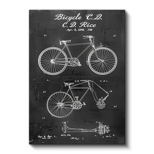 Bisiklet - Klasik Ulaşım Aracı Kanvas Tablo