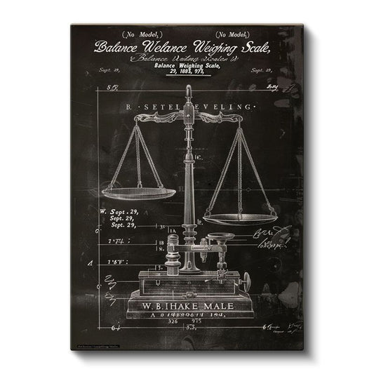 Terazi - Hassas Ölçüm Aleti Kanvas Tablo