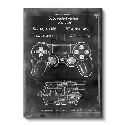 Oyun Kumandası - Klasik Konsol Kontrolcüsü Kanvas Tablo