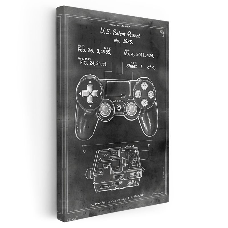 Oyun Kumandası - Klasik Konsol Kontrolcüsü Kanvas Tablo