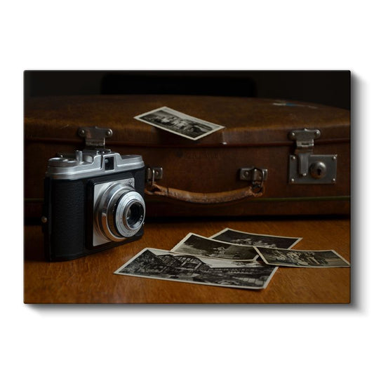 Klasik Fotoğraf Makinesi - Anıların İzinde Kanvas Tablo